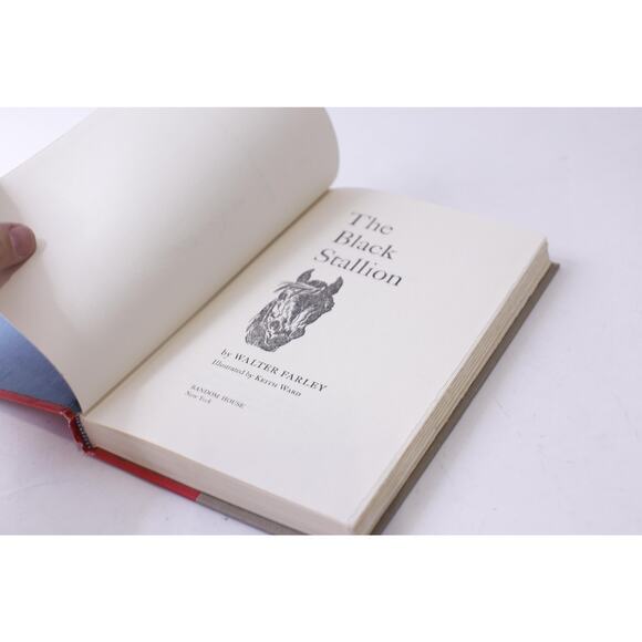 The Black Stallion, Walter Farley, Illustrated by Keith Ward, 1968, Random - Picture 3 of 4